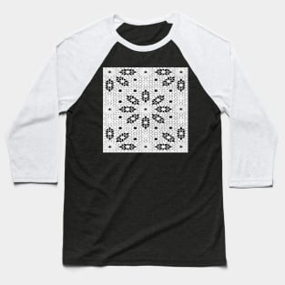 Drawn lacework on white canvas Baseball T-Shirt